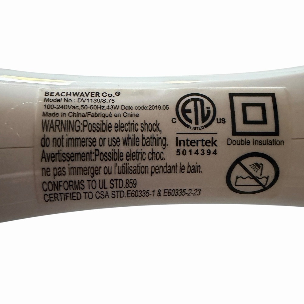 Beachwaver S75 Rotating Curling Iron 0.75" Dual Voltage Hair Tool - Picture 8 of 10